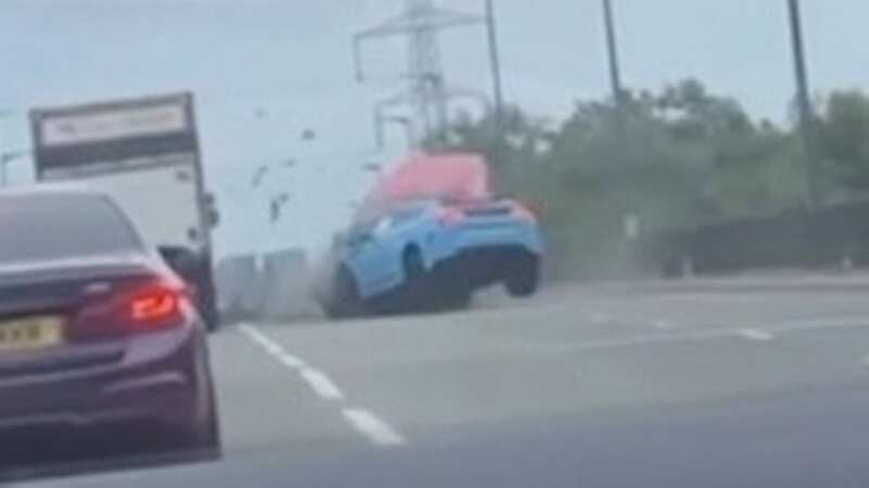 Horror crash between Lamborghini and mail van leaves six injured