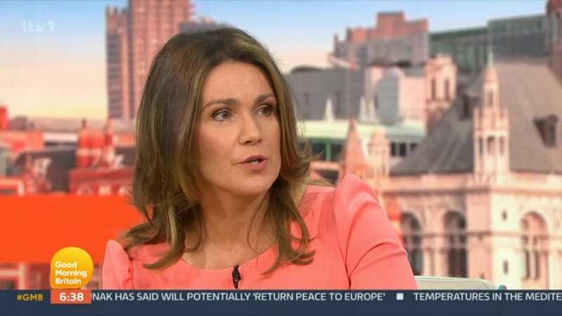 Susanna Reid has questioned why Jeremy Vine would request the BBC star at the centre of a sex photo scandal should unveil themselves (Image: ITV)