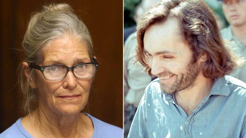 Leslie Van Houten attends her parole hearing in 2017 (Image: AP)