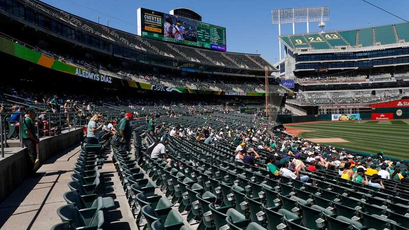 Oakland Athletics released pictures of their proposed new stadium in Las Vegas in May (Image: AP)