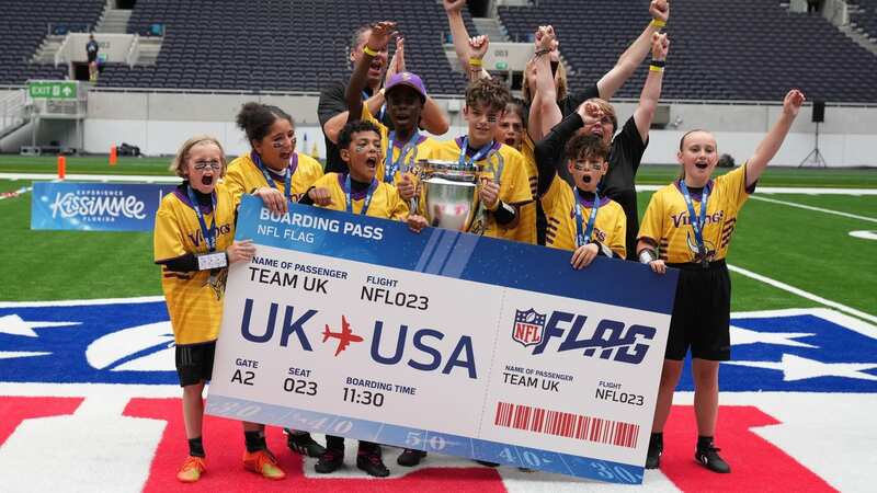 Lings Primary School will represent the UK at the 2024 Pro Bowl in February (Image: NFL UK)