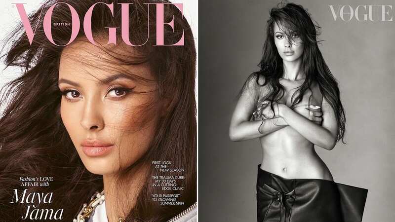 Maya Jama stunned in Vogue cover shoot (Image: Vogue)