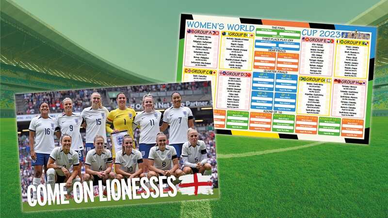 FIFA Women’s World Cup Fixtures Wallchart FREE inside your Daily Mirror