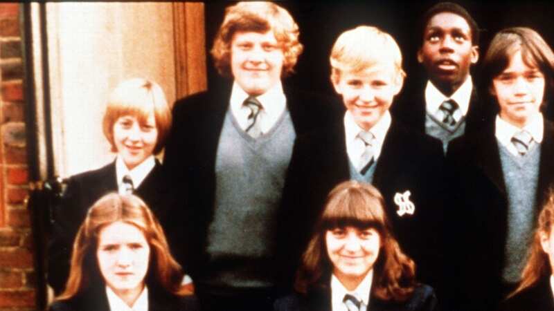 The cast of the first season of Grange Hill in 1978 (Image: BBC)