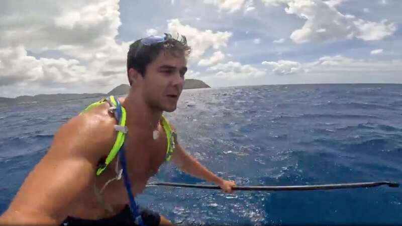 Nick Kapule encountered a shark while he was foil surfing (Image: Nick Kapule/Fox News Digital WS)
