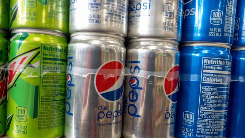 Aspartame is commonly found in a variety of soft drinks (Image: Ron Adar / M10s / SplashNews.com)