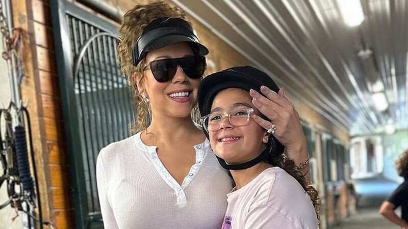 Mariah Carey bonds with sweet daughter Monroe, 12, during horseback riding