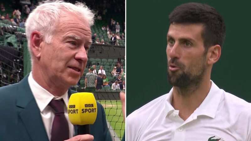 John McEnroe and Tim Henman both criticised the call (Image: BBC iPlayer)