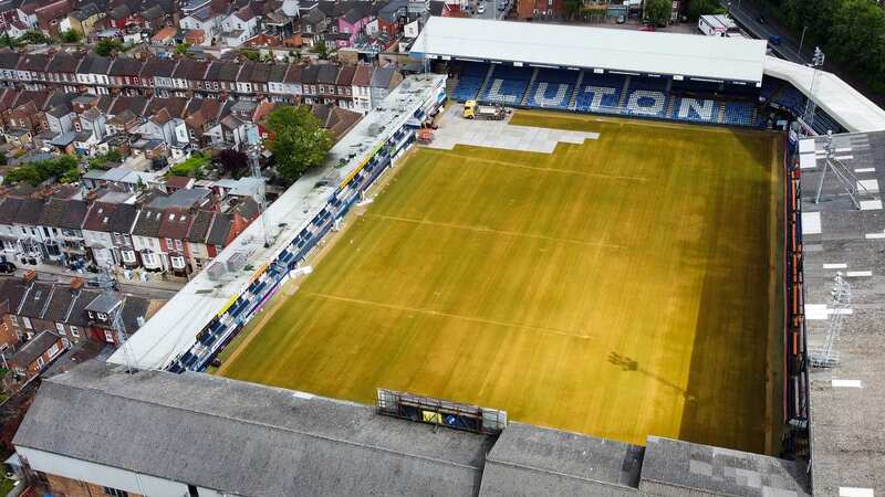 Kenilworth Road is under construction (Image: JUSTIN TALLIS/AFP via Getty Images)