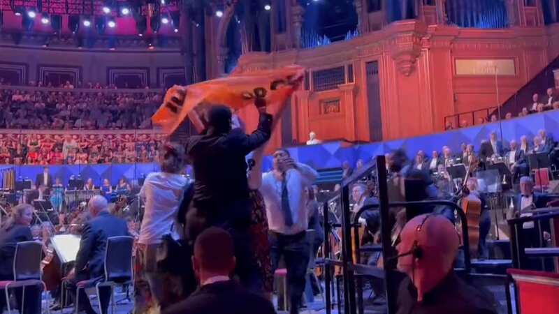 Just Stop Oil protestors storm stage at Royal Albert Hall Proms
