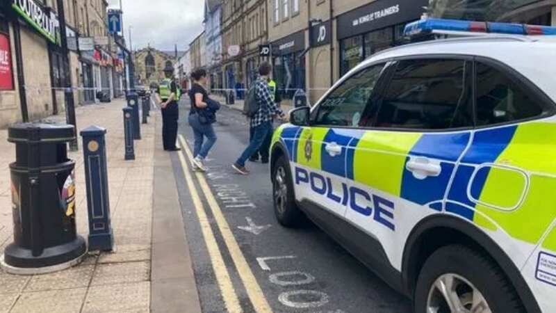 The road is cordoned off to the public (Image: Andrew Robinson/Yorkshire Live)