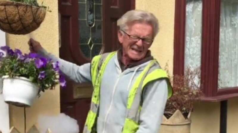 Steve Haywood, a roofer who has lived on James Turner Street for more than 20 years, says he has booby-trapped his plant pots