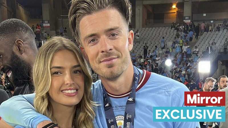 Jack Grealish with his childhood sweetheart Sasha Attwood (Image: @sasha__rebecca/Instagram)
