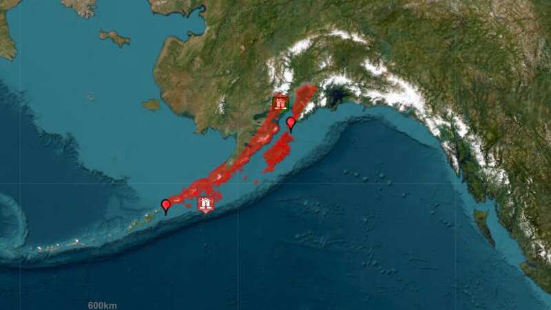 The quake was felt widely throughout the Aleutian Islands, the Alaskan Peninsula, and Cook Inlet regions