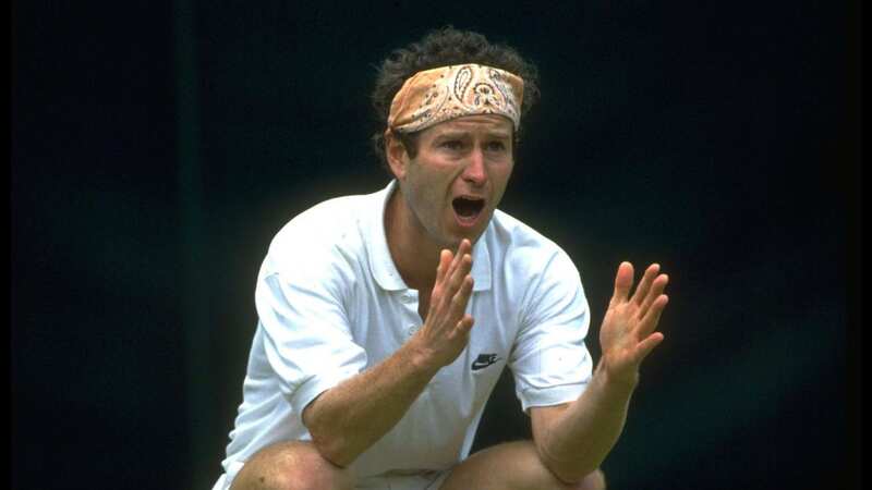 John McEnroe arguing with an umpire during a 1991 match (Image: Getty Images)
