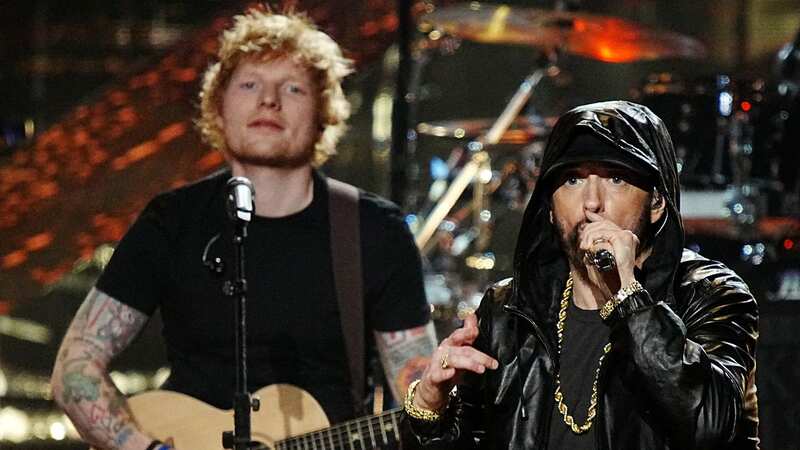 Ed Sheeran and Eminem teamed up for a performance in Detroit (Image: FilmMagic)