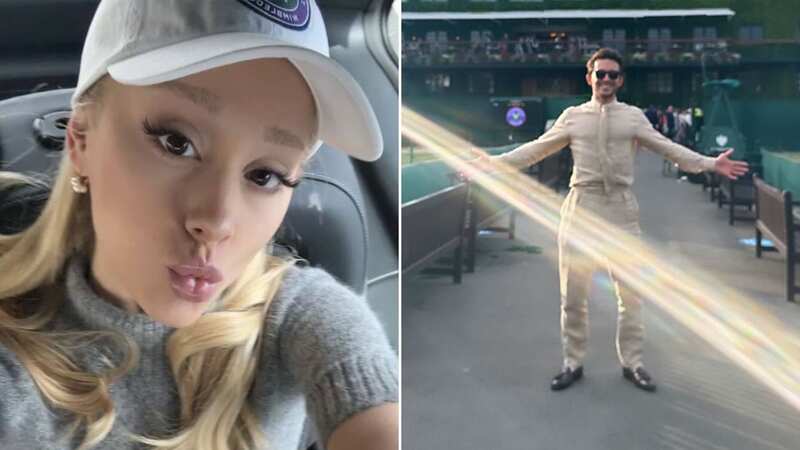 Ariana Grande has been sharing some snaps from her time at Wimbledon