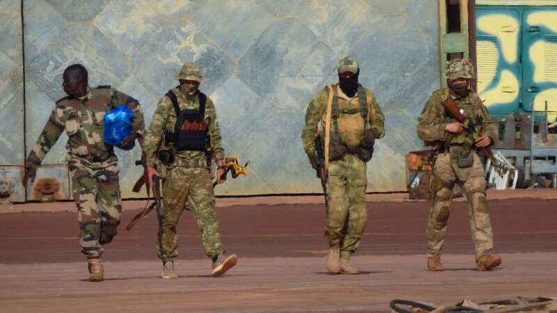 Picture provided by the French military shows Russian mercenaries operating in northern Mali (Image: AP)