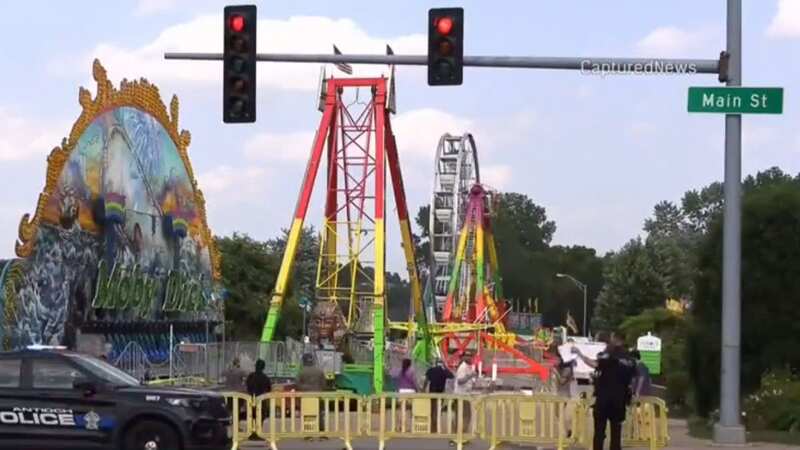 The boy was riding Moby Dick ride when the incident occured (Image: CBS News)