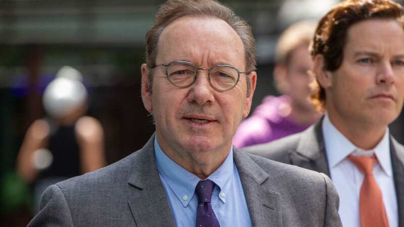 Kevin Spacey appeared to laugh as Sir Elton John gave evidence (Image: Tayfun Salci/ZUMA Press Wire/REX/Shutterstock)
