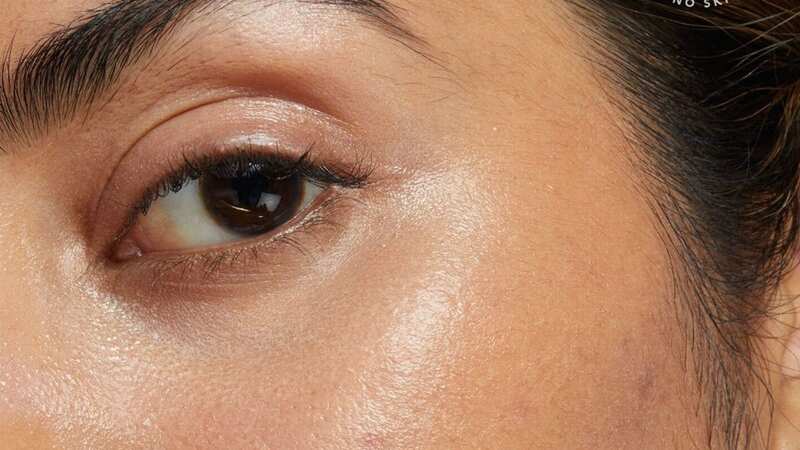 The eye balm cools undereyes and brightens skin