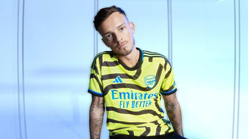 Ben White in the new kit