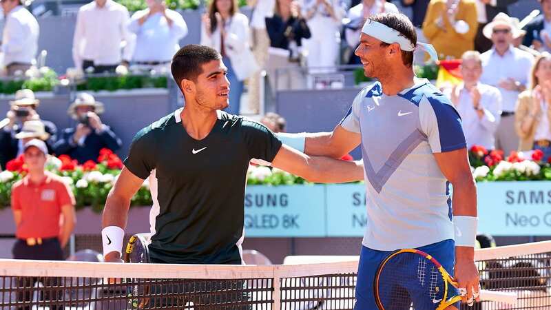 Carlos Alcaraz has opened up on the messages Rafael Nadal sent him ahead of the Wimbledon final (Image: Mateo Villalba/Quality Sport Images/Getty Images)