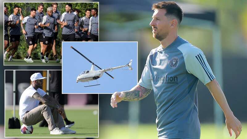 Lionel Messi trained with Inter Miami for the first time on Tuesday (Image: Getty Images)