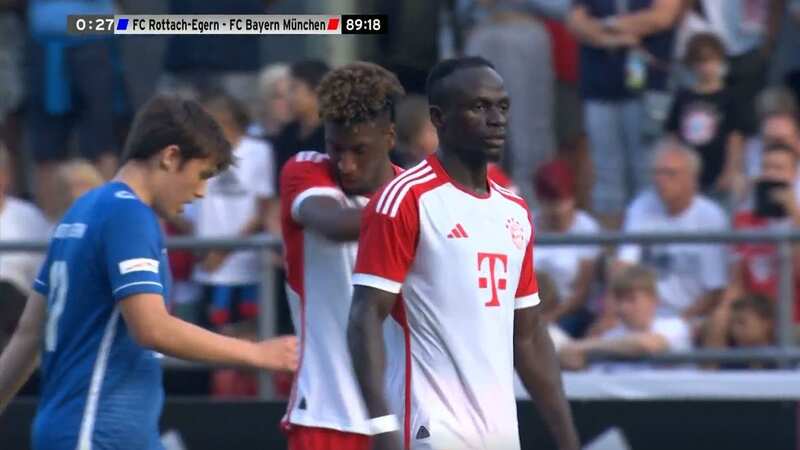 Sadio Mane scored the 27th goal of the match (Image: fcbayern.en / Facebook)