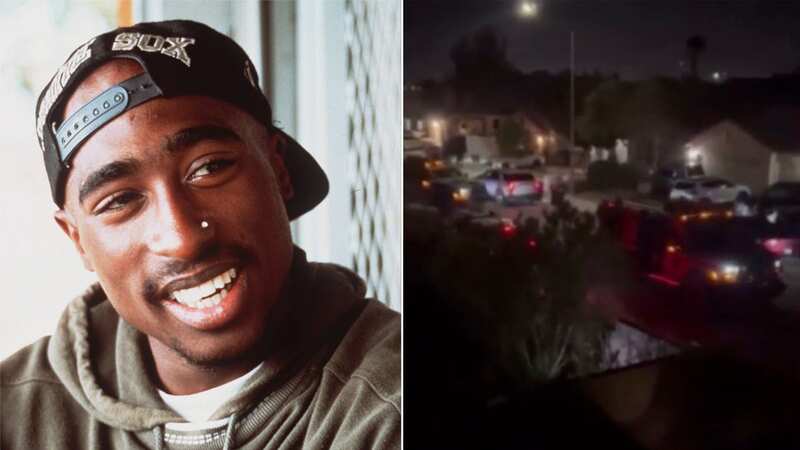 Police raided a home in connection to the murder of Tupac Shakur
