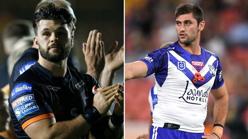 Alex Foster, left, and Billy Tsikrikas have joined Castleford on loan until the end of the season