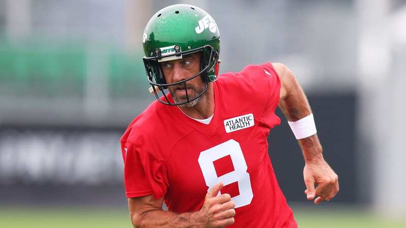 Aaron Rodgers faces a busy pre-season schedule ahead of his first season with the New York Jets (Image: Mike Stobe/Getty Images)