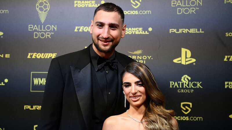 PSG star Gianluigi Donnarumma (L) and his partner Alessia Elefante were tied up and robbed at their home (Image: FRANCK FIFE/AFP via Getty Images))