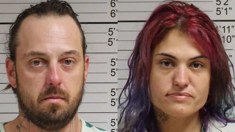 Justin Allen Green, 41, left, and his 30-year-old girlfriend Brooke Ashley Pullin have both been charged in connection to the killing (Image: Cambria County Sheriff’s Office)