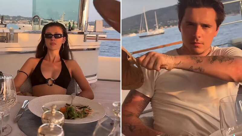 Brooklyn Beckham pulls glum face as he reunites with Nicola Peltz on luxury trip
