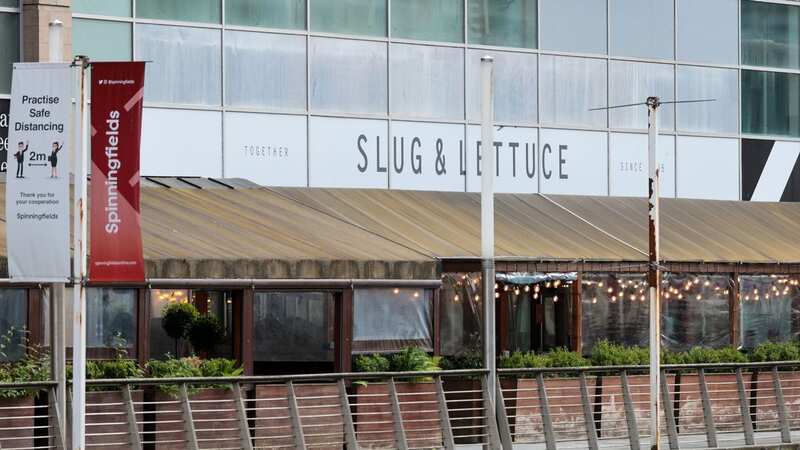 The Slug and Lettuce bar in Spinningfields, Manchester (Image: Manchester Evening News)
