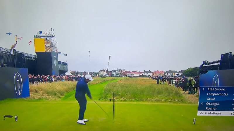Francesco Molinari appeared to fart when teeing off at The Open