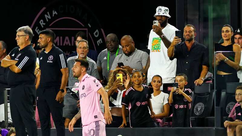Kim Kardashian was watching on as Lionel Messi stole the show on his Inter Miami debut (Image: Stacy Revere/Getty Images)