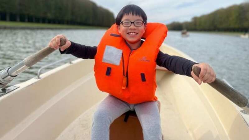 Adrian, 11, has an IQ in the top one per cent worldwide. (Image: Rachel Lau)