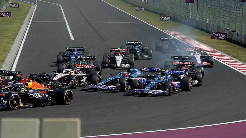 Esteban Ocon and Pierre Gasly had their races ruined by a crash at the first corner (Image: Hasan Bratic/picture-alliance/dpa/AP Images)