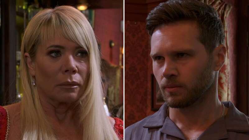 EastEnders aired a shocking twist tonight as Keanu Taylor learned of his wife-to-be Sharon