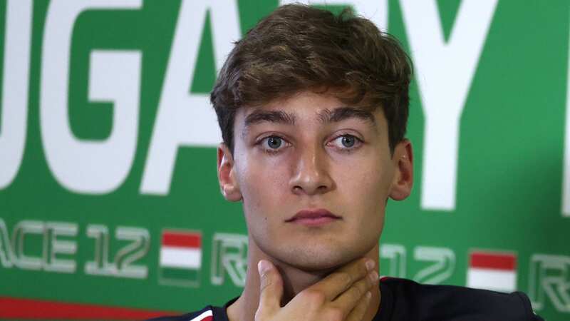 George Russell was not happy after qualifying in Budapest (Image: Getty Images)