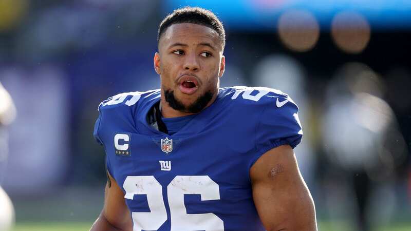 Saquon Barkley has put pen to paper on a new one-year contract. (Image: 2023 Getty Images)