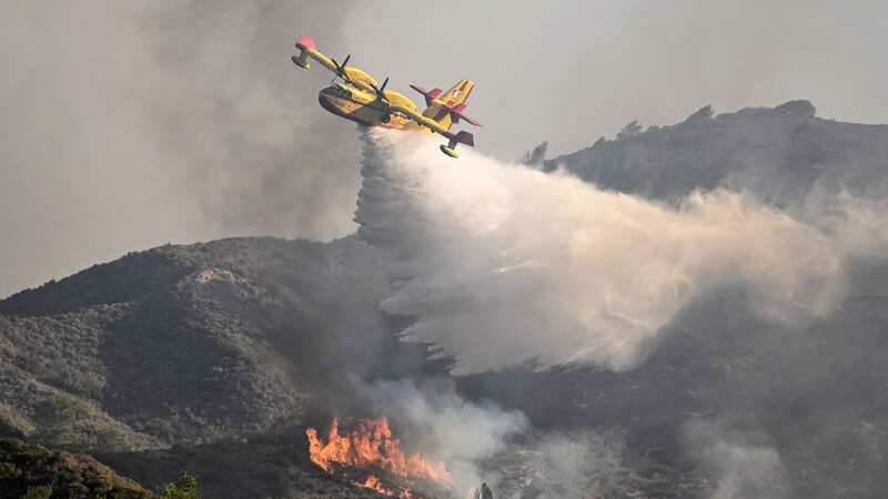 Wildfires continue to rage on Rhodes (Image: AP)