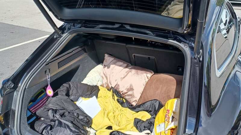 Police intercepted the car and found two children inside of the boot (Image: North West Motorway Police)