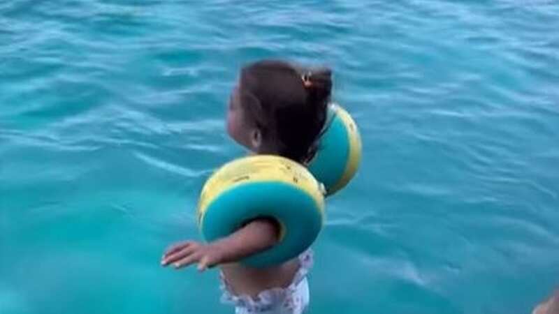 Terrifying moment little girl