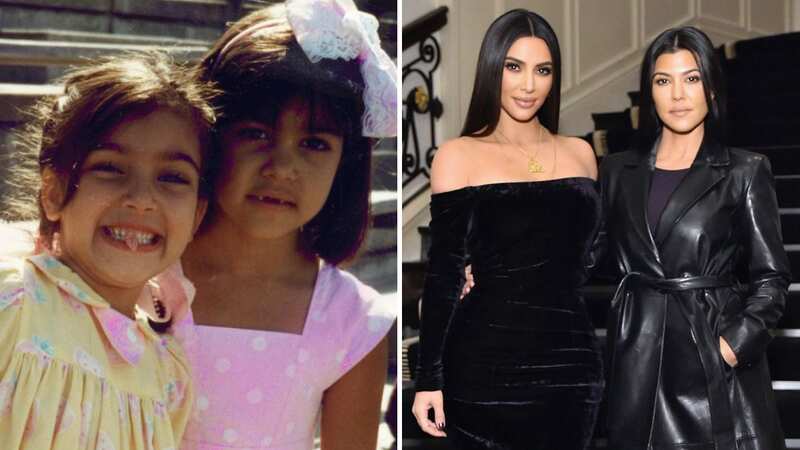 Kim posted a throwback of her and her older sister to seemingly mend their feud