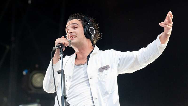 Matty Healy onstage with The 1975 (Image: Getty Images)