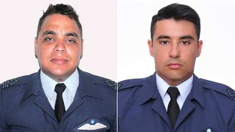 Commander Christos Moulas, 34, and his co-pilot, 27-year-old Periclis Stefanidis