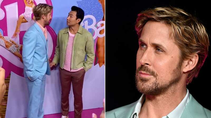 Ryan Gosling caught in extremely awkward red carpet moment with Barbie co-star